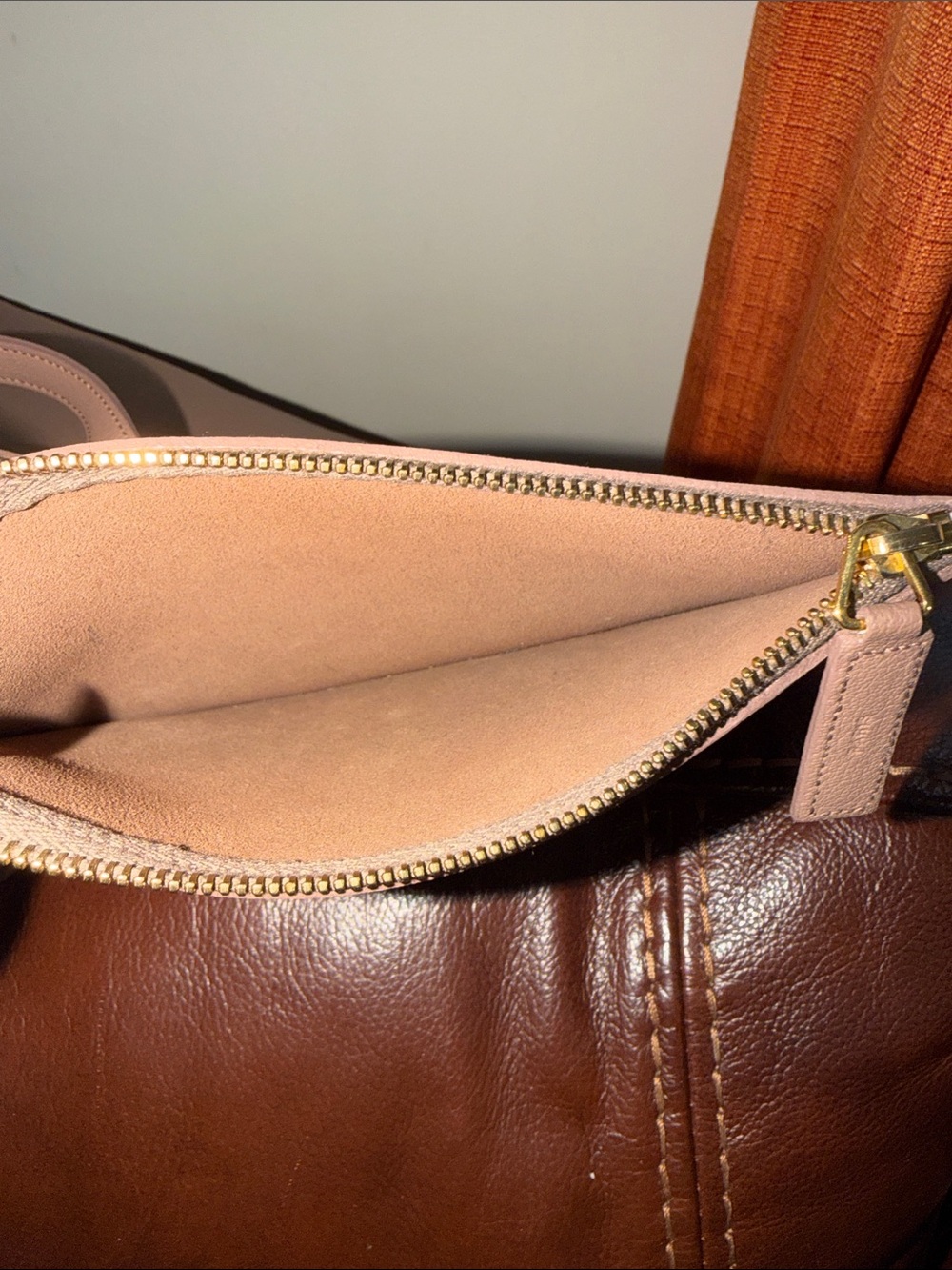 ‼️Authentic Saint Laurent YSL Leather Shopping Tote Shoulder Bag - Picture 9 of 14